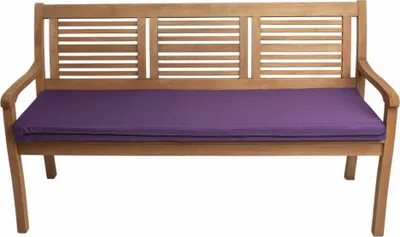 Produktbild von Sitzkissen outdoor 150x60x7cm Violett, bankkissen outdoor, Outdoor kissen, Sitzkissen hochlehner, outdoor hollywoodschaukel auflagen Bankauflage