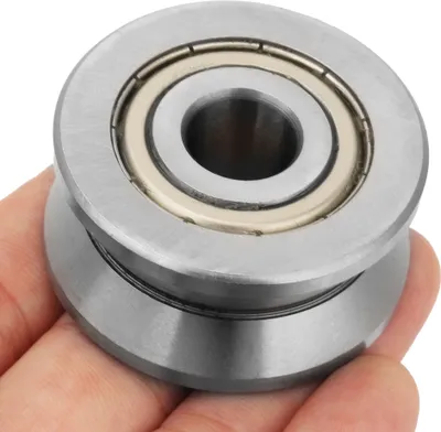 Obrázok produktu pre 12 * 41 * 20 mm V drážka Track Roller Guide utesnené guľôčkové ložisko LV201ZZ