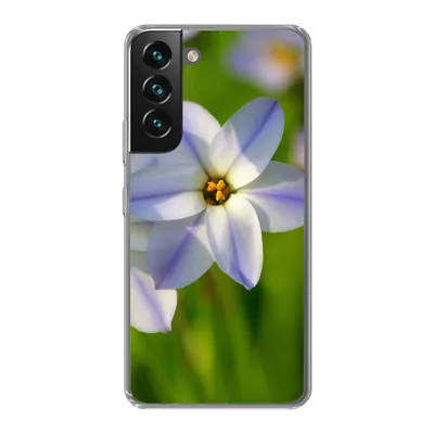 Produktbild von MuchoWow® Handyhülle Schutzhülle Hülle für Samsung Galaxy S22 Plus Blumen - Garten - Lila Silikon Softcase Handy Hülle - Schutzabdeckung