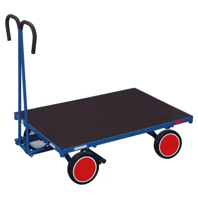 Produktbild von VARIOfit Handpritschenwagen ohne Bordwand mit Vollgummibereifung 1200x800mm
