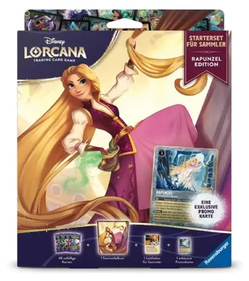 Immagine prodotto di Disney Lorcana, set di avvio per collezionisti, edizione Rapunzel, versione tedesca