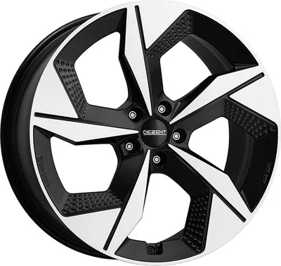 Zdjęcie produktu dla Felgi aluminiowe DEZENT AO dark 9x20 5x114.3 ET 34 BLACK/POLISHED