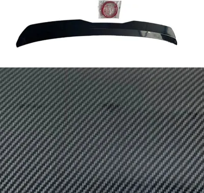 Produktbild von Kofferraumspoiler, langlebige ABS-Konstruktion, Carbonfaser-Design, Kohlefaser schwarz
