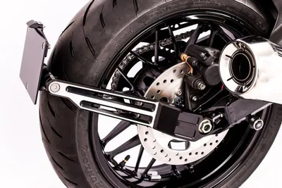 Produktbild von Kennzeichenhalter, schwarz-silber Z900RS ZR900C