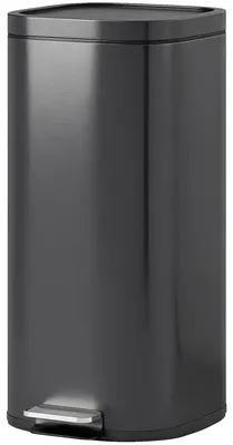 Productafbeelding van HOMCOM 30 liter afvalbak voor de keuken, met deksel, soft-close functie en openhoudfunctie