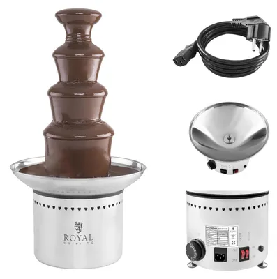 Produktbild von Schokoladenfondue-Brunnen, Stahl, 4 Ebenen, 230W