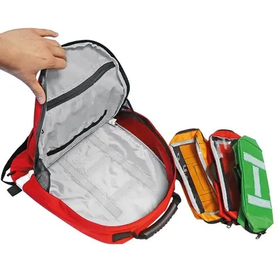 Produktbild von Erste Hilfe Notfall Rucksack, Notfallrucksack ''WasserStopp''  leer, klein
