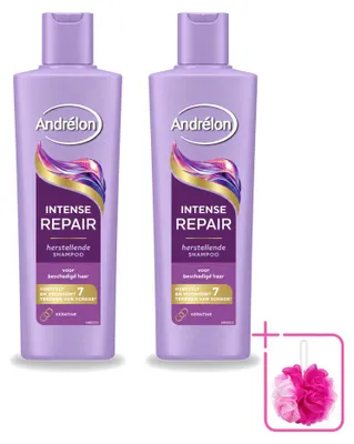 Immagine prodotto di 2 flaconi di shampoo Andrélon Intense Repair - 250 ml ciascuno - confezione risparmio - 2 pezzi