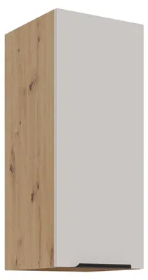 Produktbild von Küchen Hängeschrank 30 cm Küche SOLANO Kaschmir beige matt + Eiche Artisan matt Küchenzeile Küchenblock Küche Einbauküche