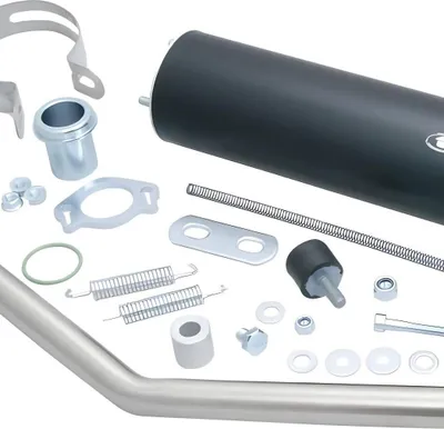 Produktbild von Auspuff Tecnigas E-NOX Steel für Derbi Senda (00-), Aprilia RX/SX, Gilera RCR/SMT