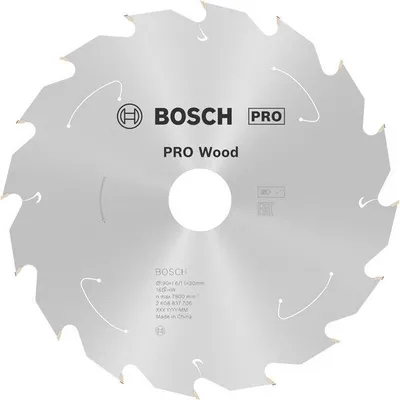 Produktbild von PRO Wood cordless Kreissägeblatt, 190 x 1,6 x 30 mm, T16