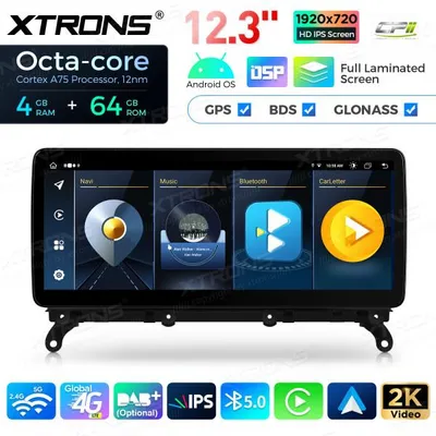 Produktbild von Xtrons QLB22EVB12X3 Android Auto-Stereo-Multimedia-Player BMW X3 F25 X4 F26 NBT