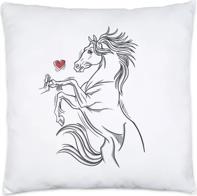 Produktbild von Pferd Kissen Pferdehufe Pferdeliebhaber Pferde Pferdeflüsterer Reiten Pony Hobbie Liebe Freiheit