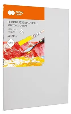 Zdjęcie produktu dla Happy Color Podobrazie malarskie bawełniane 50x70 cm 330gsm