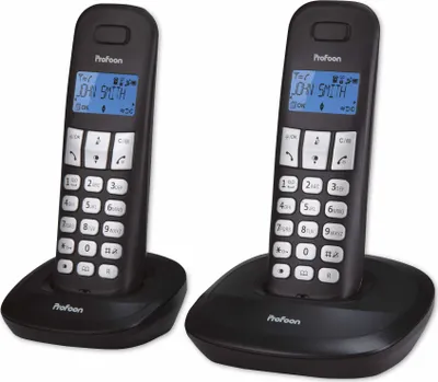 Produktbild von Profoon PDX-1120, DECT-Telefon, 10 Eintragungen, Schwarz