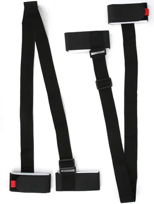 Obrázok produktu pre 2ks Power Training Snowboard Schultergurt Griff Doppelski einstellbarer Befestigungsgürtel