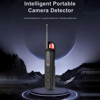 Produktbild von Wireless Kamera Detektor Abhören Gerät Finder Infrarot-Signal-Scanner GPS Location Signal Detektor mit 6 Stufen Empfindlichkeit für Home Office Travel Hotel