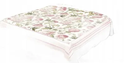 Produktbild von Eurofirany INEZ Gesteppte Tagesdecke mit Blumenmuster Rosa