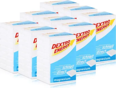 Produktbild von Dextro Energy Traubenzucker Magnesium 46g (9er Pack)