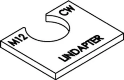 Produktbild von Lindapter St. CW M 20 feuerverzinkt S
