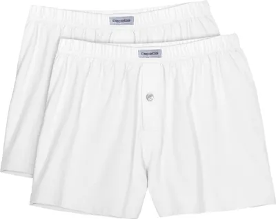 Produktbild von Boxershorts 2er Pack weiß Ceceba Übergröße
