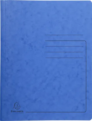 Produktbild von Exacompta 25x Spiralhefter aus Colorspan 355g/m2 - A4 - Blau - 240222E