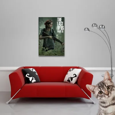 Produktbild von Last of Us, The - Poster - 2 - Ellie + 2 St Posterleisten Holz 61 cm schwarz