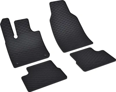 Produktbild von Rigum Gummi Fußmatten Set für Fiat 500e, Bj. 11/2020- (nur Elektro)