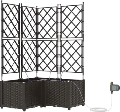 Immagine prodotto di Vaso da giardino 3 pcs Marrone 80 x 80 x 142 cm Plastica