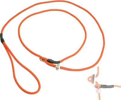Produktbild von Mystique® Field trial Moxonleine 4mm mit Zugbegrenzung 150cm neon orange