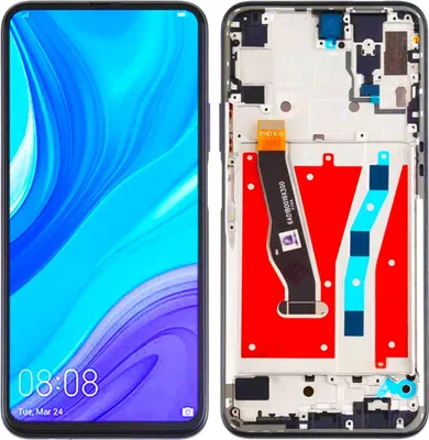 Zdjęcie produktu dla Wyświetlacz LCD i ekran dotykowy, zamiennik ekranu do Huawei P Smart Pro STK-L21 Prime (IPS) z ramką, części zamienne do smartfona
