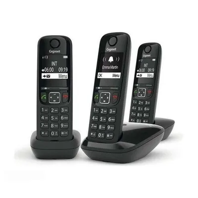 Immagine prodotto di Gigaset As690R Telefono Trio Dect Nero