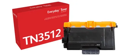 Image de Toner Noir Everyday™ de Xerox compatible avec Brother TN3512, Très haute capacité