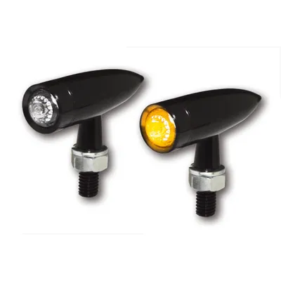 Produktbild von HIGHSIDER LED-Blinker MONO BULLET LONG, schwarz