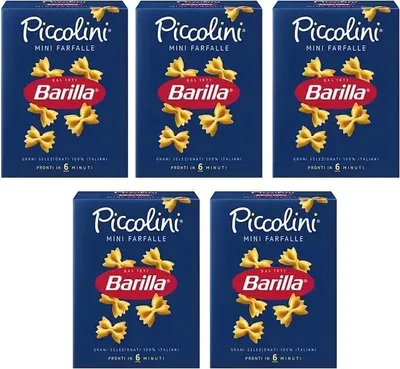 Produktbild von 5x Pasta Barilla piccolini Mini farfalle italienisch Nudeln 500 g pack