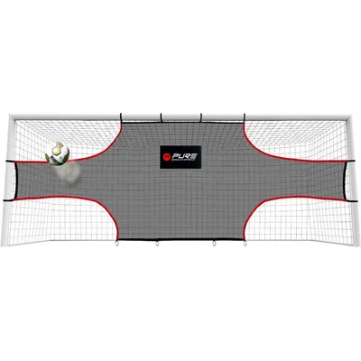 Image de Pure2improve 732X244 CM Filet D'entraînement De Football - Noir / Rouge | Taille: UNI