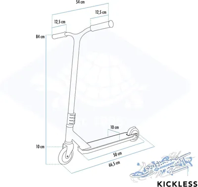 Produktbild von Stunt Scooter KICKLESS Piano