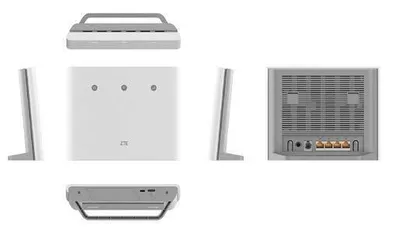 Produktbild von Vodafone TelefonBox ZTE MF296CV Weiß VoLTE 4G Kupferports Nano-SIM RJ11