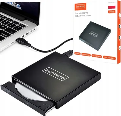 Immagine prodotto di Unità portatile - Unità esterna CD DVD RW - Masterizzatore e lettore CD USB 2.0 3.0 - Plug and Play