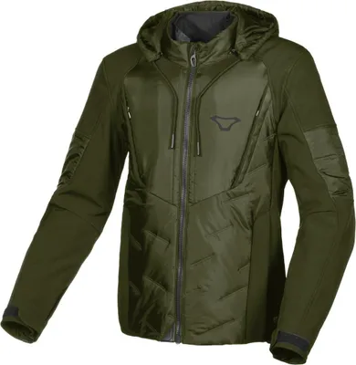 Zdjęcie produktu dla Wodoodporna tekstylna kurtka motocyklowa Macna Cocoon, ciemnozielona, XL