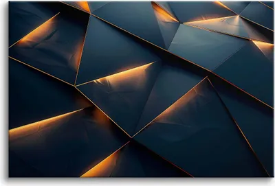 Obrázok produktu pre Geometrická abstrakcia 3D nástenný obraz v industriálnom štýle 80x120