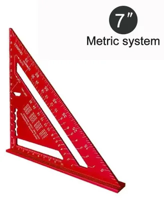 Produktbild von 7 Zoll Dreieckige Lineal Messinstrument aus Aluminiumlegierung