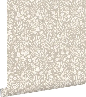 Zdjęcie produktu dla ESTAhome Tapeta kwiaty jasnego beżu 50 x 900 cm