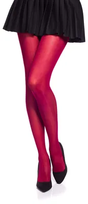 Imagen del producto de Medias de microfibra Romartex, 20 deniers, disponibles en 19 colores y 3 tallas: M, color rojo oscuro