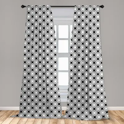 Produktbild von Abakuhaus, Fenstervorhänge, Abstrakte Formen Muster, 2-Panel-Set, 150 x 245 cm