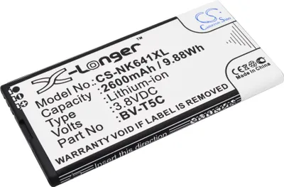 Produktbild von TECHTEK Akku Kompatibel mit [Microsoft] Lumia 640, RM-1072, RM-1073, für [Nokia] Lumia 640, RM-1072, RM-1073 Ersetzt BV-T5C