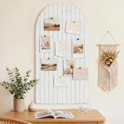 Zdjęcie produktu dla Tablica korkowa 120 x 60 cm, jasnoszara, składana, do biura