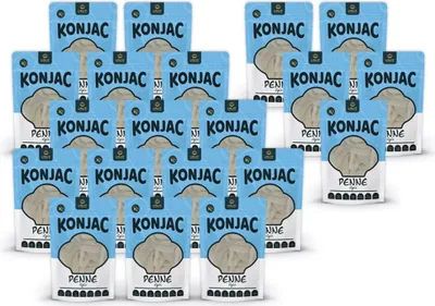 Produktbild von USUI konjakové penne v nálevu 15 + 5 | nízkokalorické těstoviny | 20 x 270 g