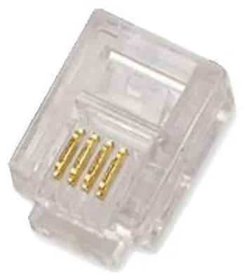 Image de DATACOM Connecteur UTP CAT3 6p4c-RJ11 câble