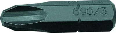 Produktbild von GEDORE 690 2 S-010 Schraubendreherbit 1/4", Vorteilspack 10-teilig, Kreuzschlitz PH 2, 6541320